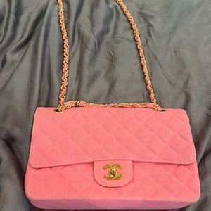 Bubblegum pink den Chanel purse